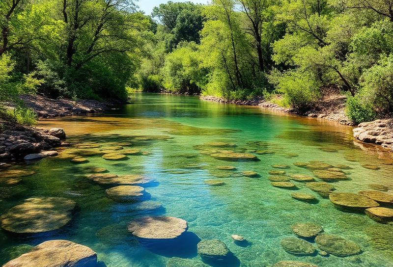 San Marcos River tubing near Austin, Texas